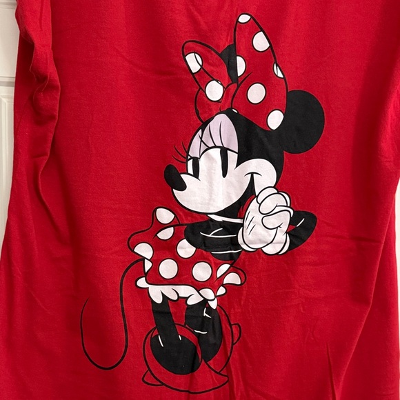 Disney Ladies Minnie Mouse Red Nightgown Size 2X - Picture 2 of 3